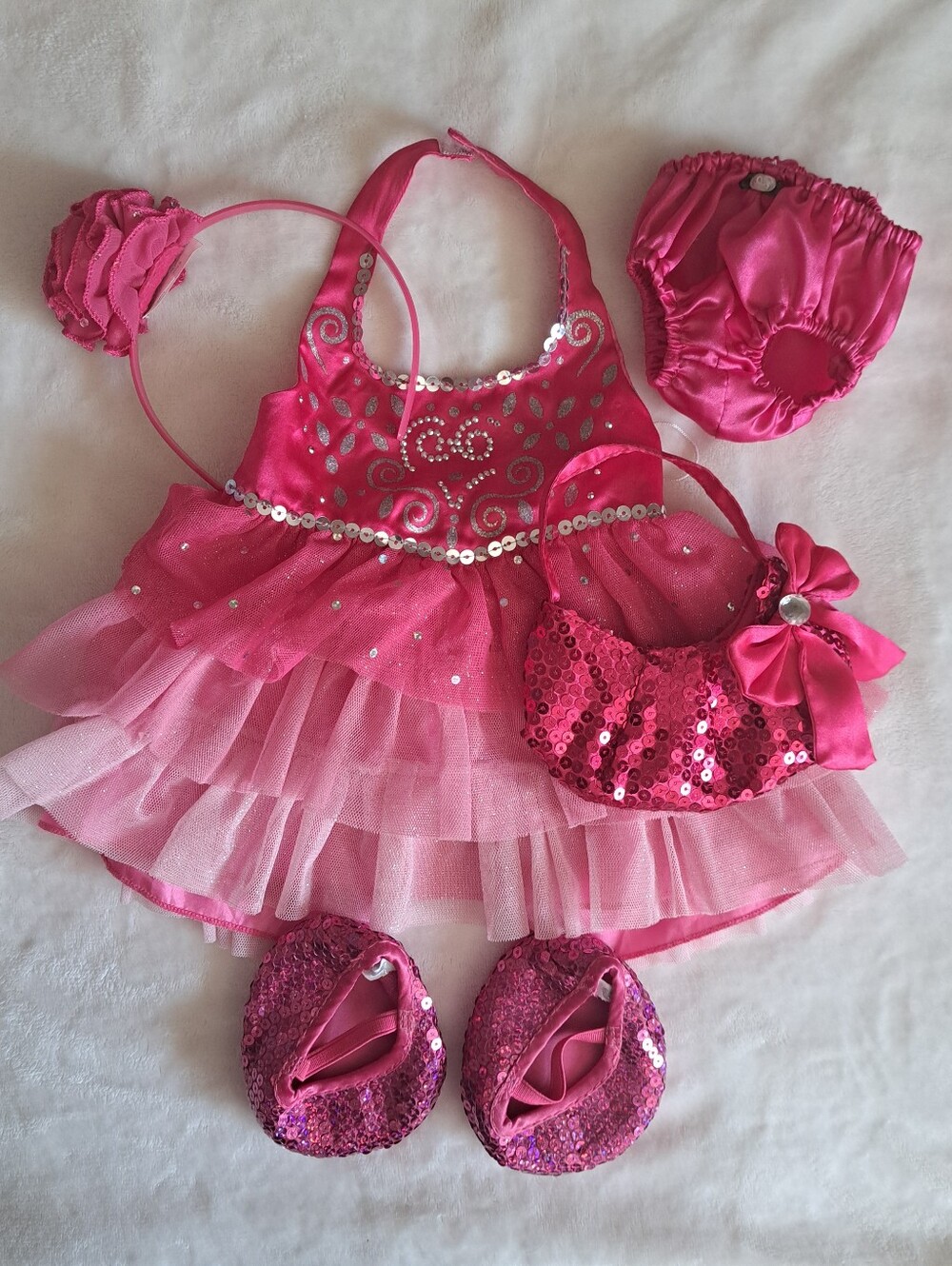 Build-A-Bear Pink Glam Outfit